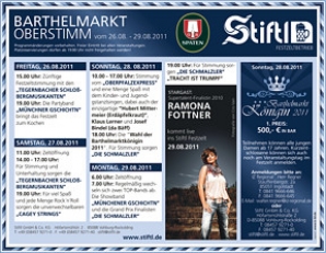 Anzeigenwerbung (Festzelt-Programme)